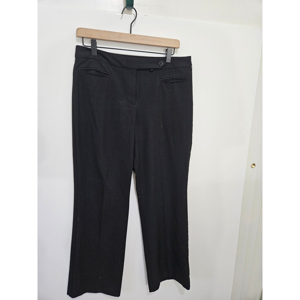 Talbots Curvy Fit Black Dress Pants Womens Size 8 Professional Trousers